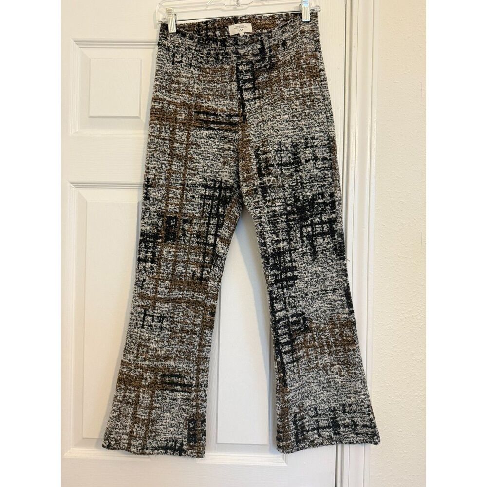 Avenue Montaigne Size 2 Leo Pant - Black White and Beige